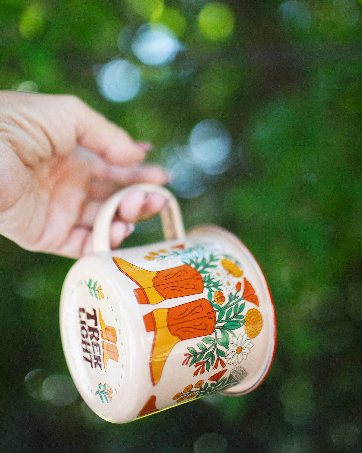 Enamel Coffee & Camp Mug | Western Bloom | 16oz