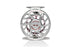 Hatch Iconic 5 Plus Fly Reel Silver Red
