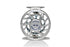 Hatch Iconic 4 Plus Fly Reel Silver Blue