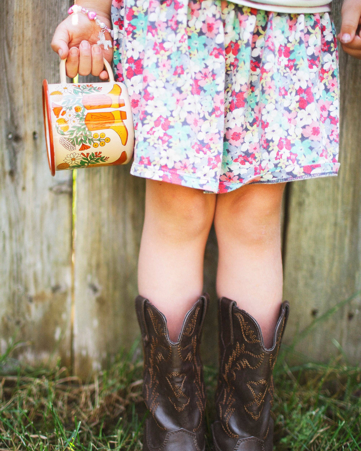 Enamel Coffee & Camp Mug | Western Bloom | 16oz
