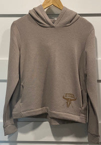 Wyoming Fly Fishing Free Fly Women's Bamboo Thermal Fleece Hoody Heather Stone SALE