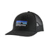 Patagonia P-6 Logo Trucker Hat Black