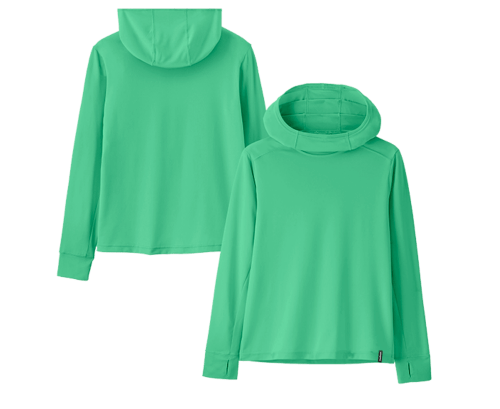 Patagonia Kids Capilene Silkweight Hoody Aloe Green