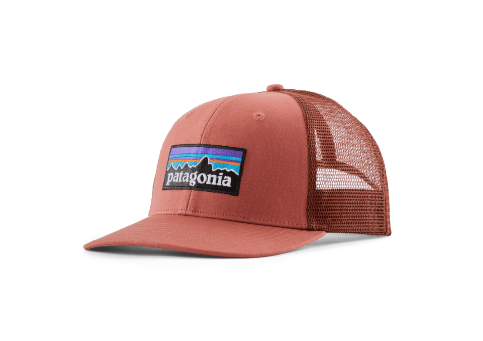Patagonia P-6 Logo Trucker Hat Potters Red