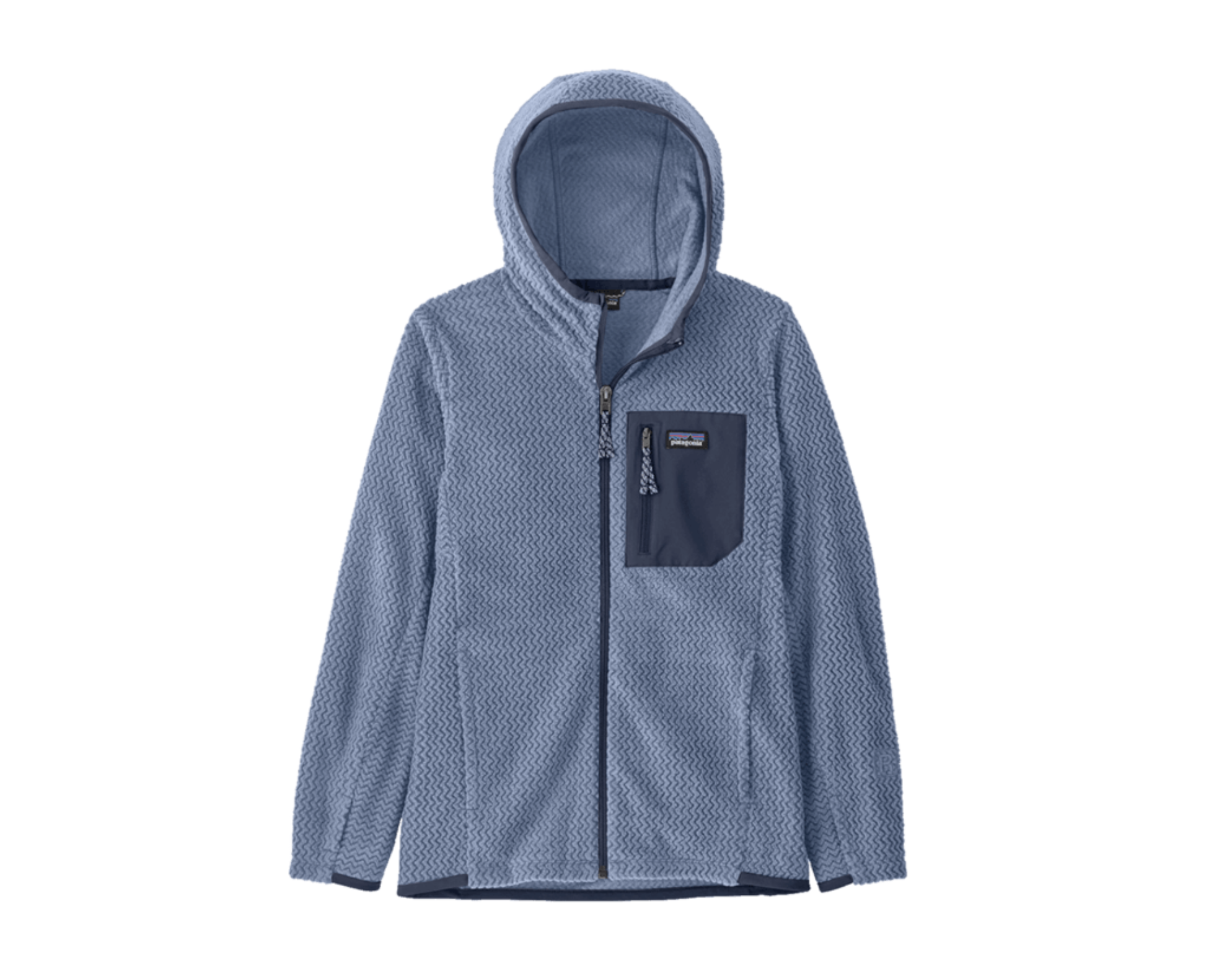 Patagonia Kids' R1 Air Full Zip Hoody Barnacle Blue