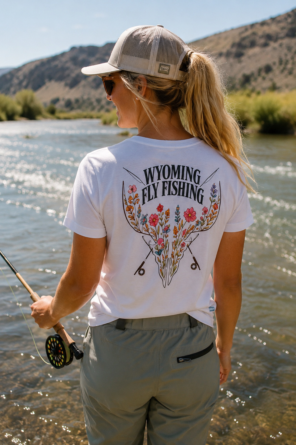 Free Fly Womens Elevate Lightweight Tee Logo Back