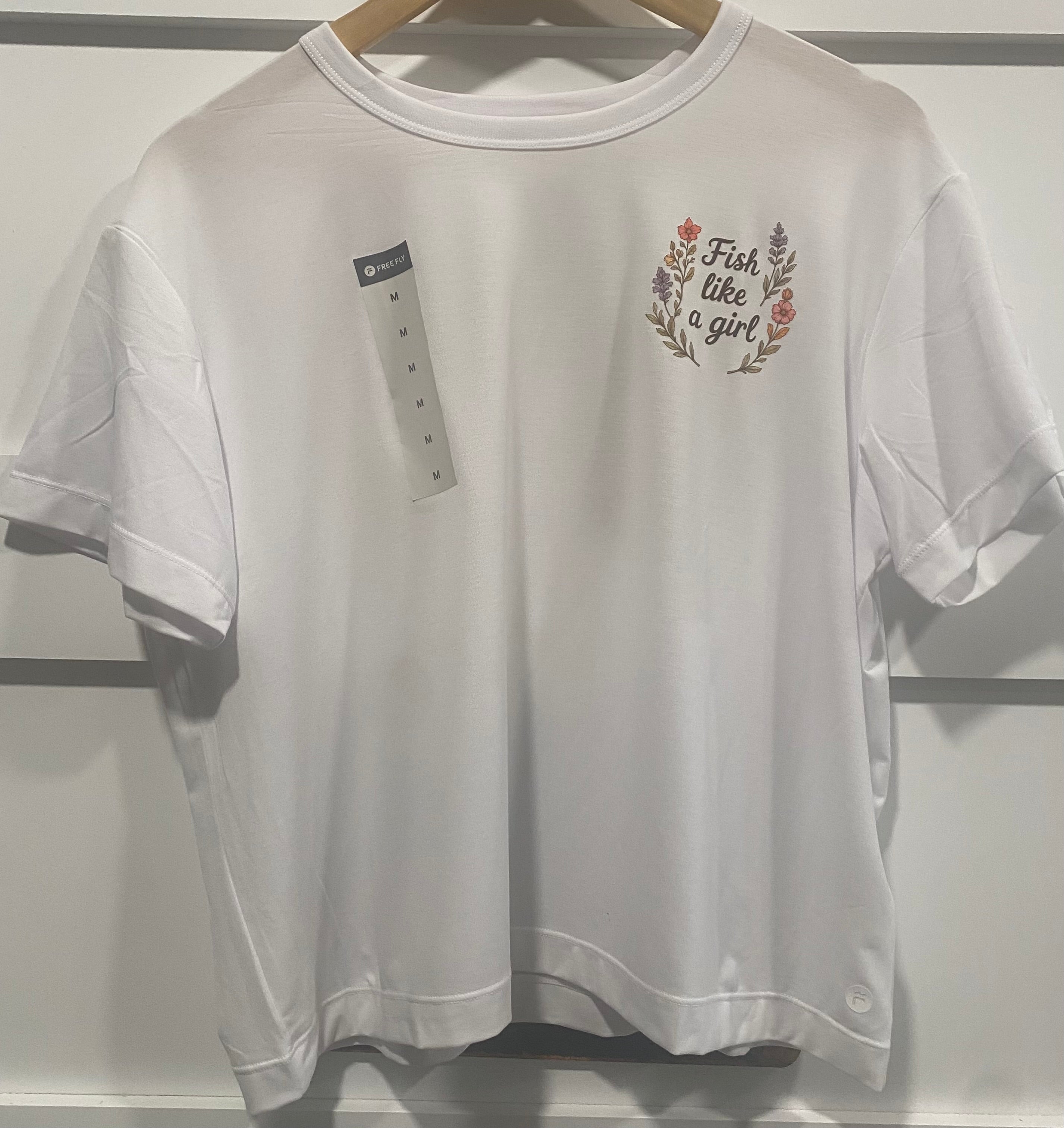 Free Fly Womens Elevate Lightweight Tee Front Logo