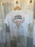 Wyoming Fly Fishing Skull Free Fly Womens Elevate Lightweight Tee 