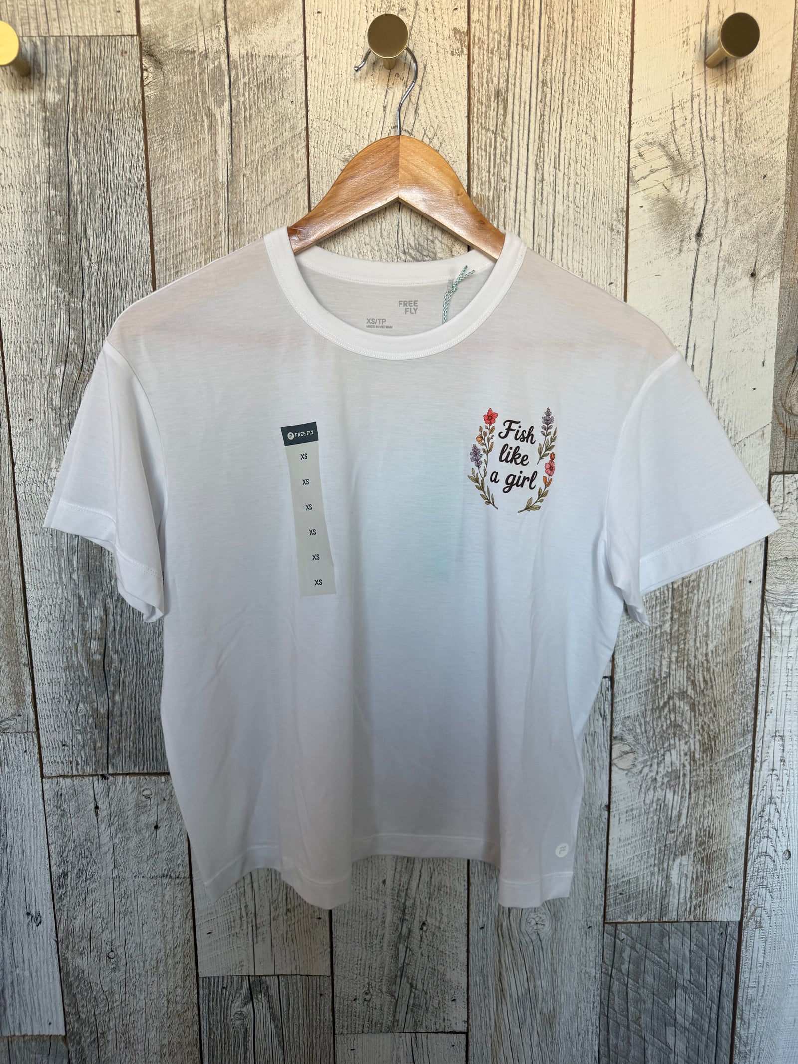Free Fly Womens Elevate Lightweight Tee Logo Front