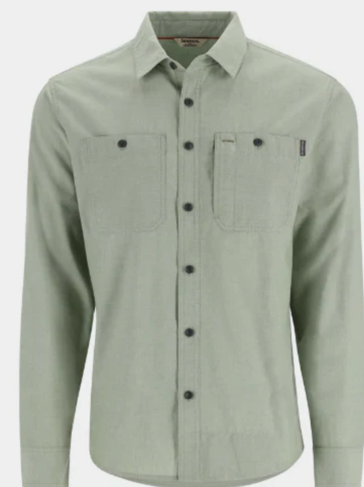 Simms Men's Cutback Chambray Long Sleeved Shirt Sale (Final Sale)