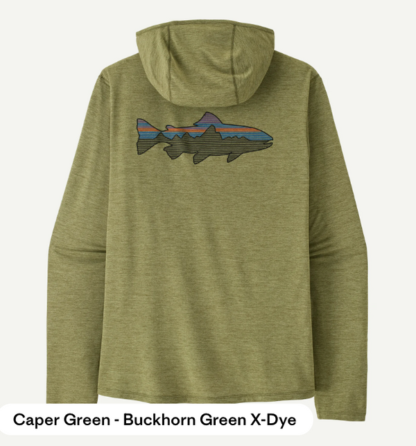M's Cap Cool Sun Hoody - Fitz Roy Trout