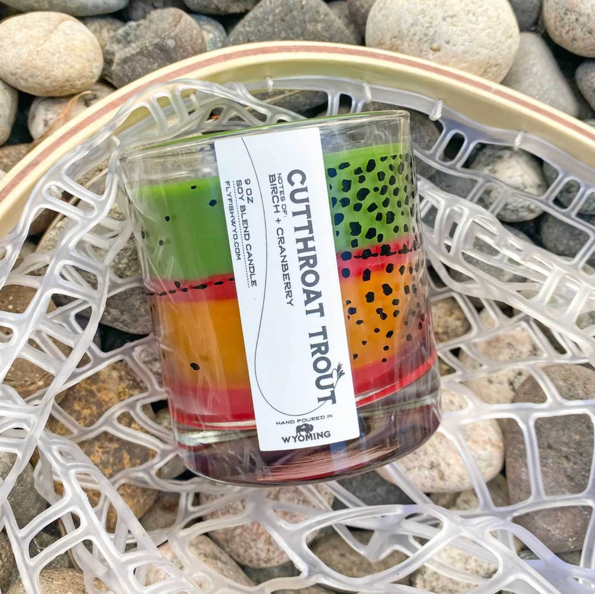 Fly Fish Wyoming Candle Cutthroat