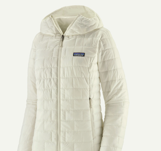Patagonia Women's Nano Puff Hoody Birch White