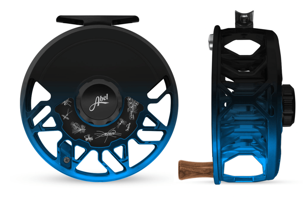 Abel Rove Fly Reel Black Blue Fade