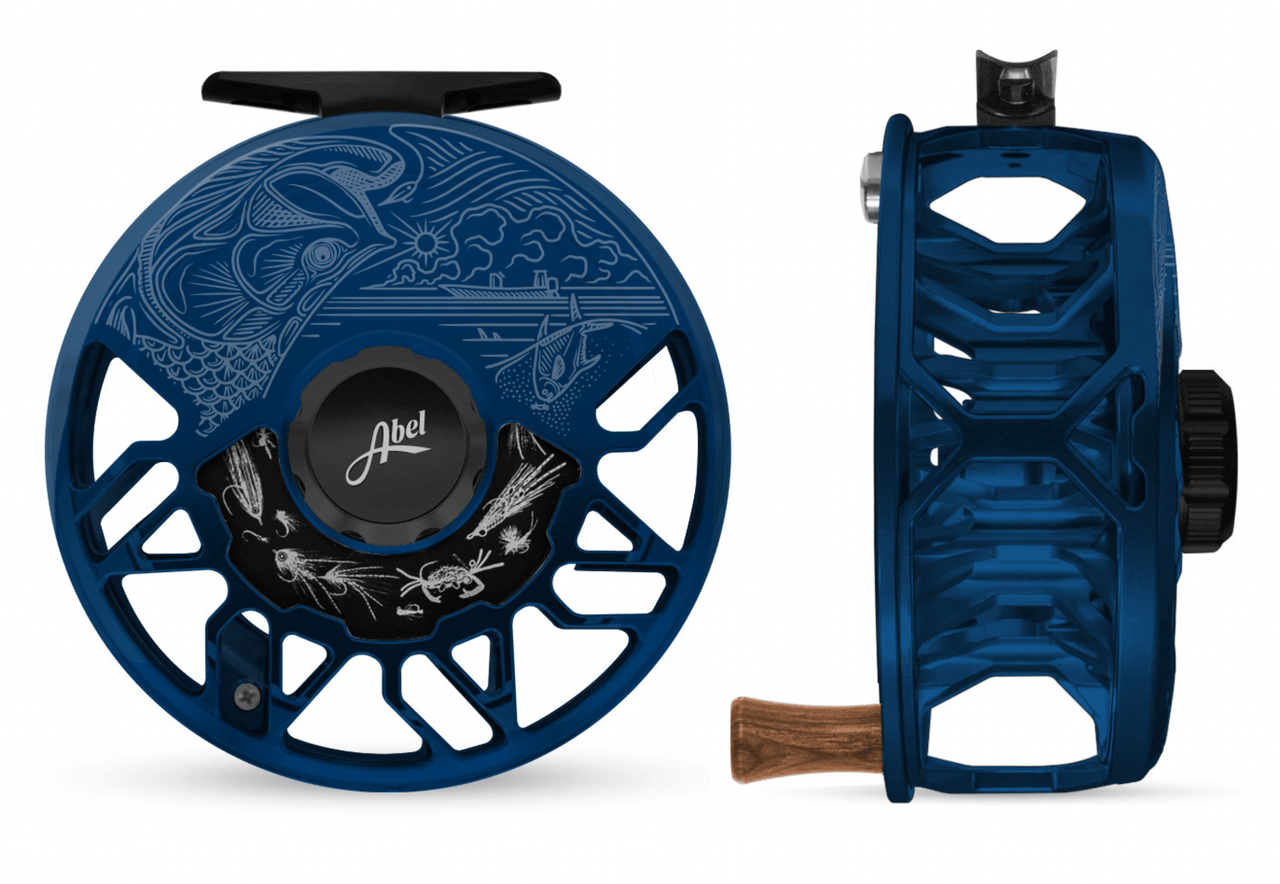Abel Rove Fly Reel Deep Blue Casey Underwood Salt