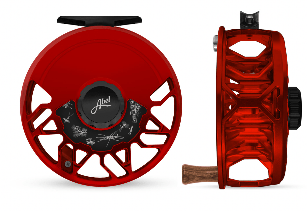 Abel Rove Fly Reel Red
