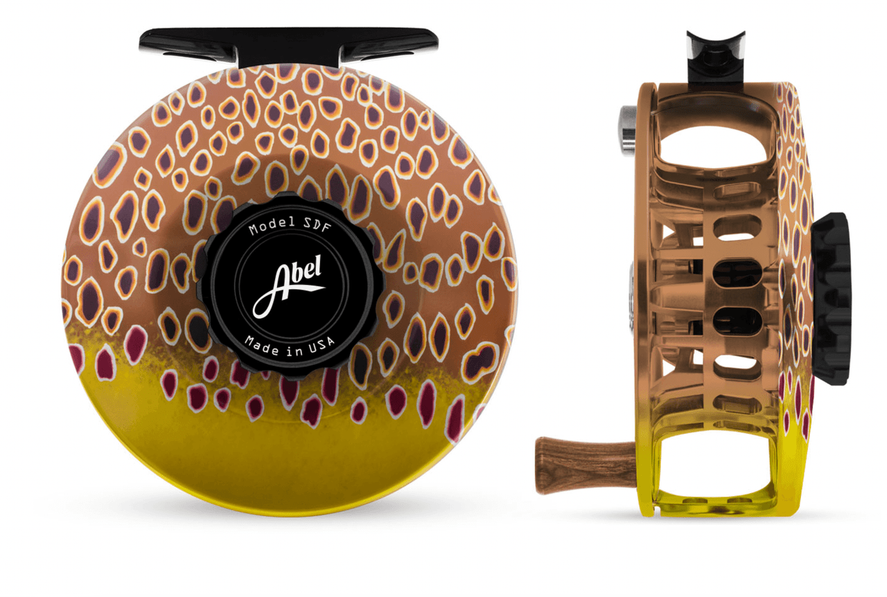 Abel Sealed Drag Series Fly Reel Classic Brown Trout