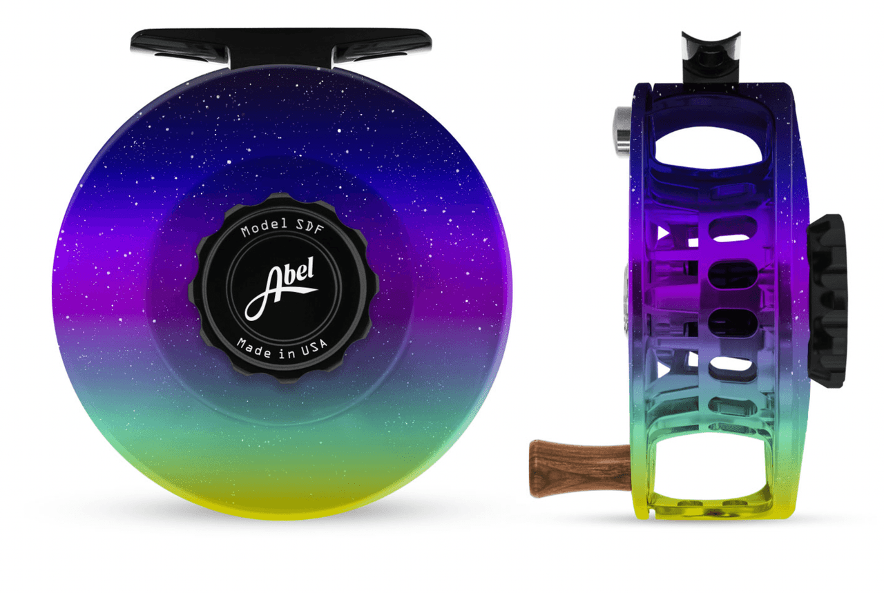 Abel Sealed Drag Series Fly Reel Northern Lights Fade