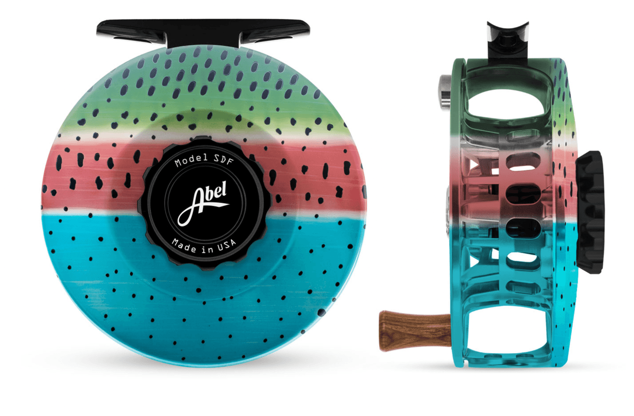 Abel Sealed Drag Series Fly Reel Rainbow Trout