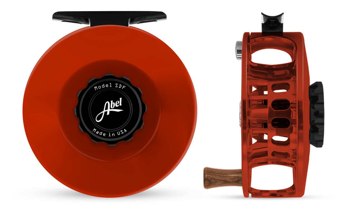 Abel Sealed Drag Series Fly Reel Red