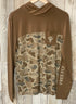 Free Fly Men's Bamboo Hybrid Hoody Canyon Logo