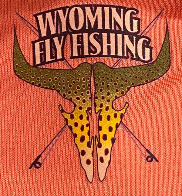 Free Fly Youth Colorblock Shade Hoody Peach Logo