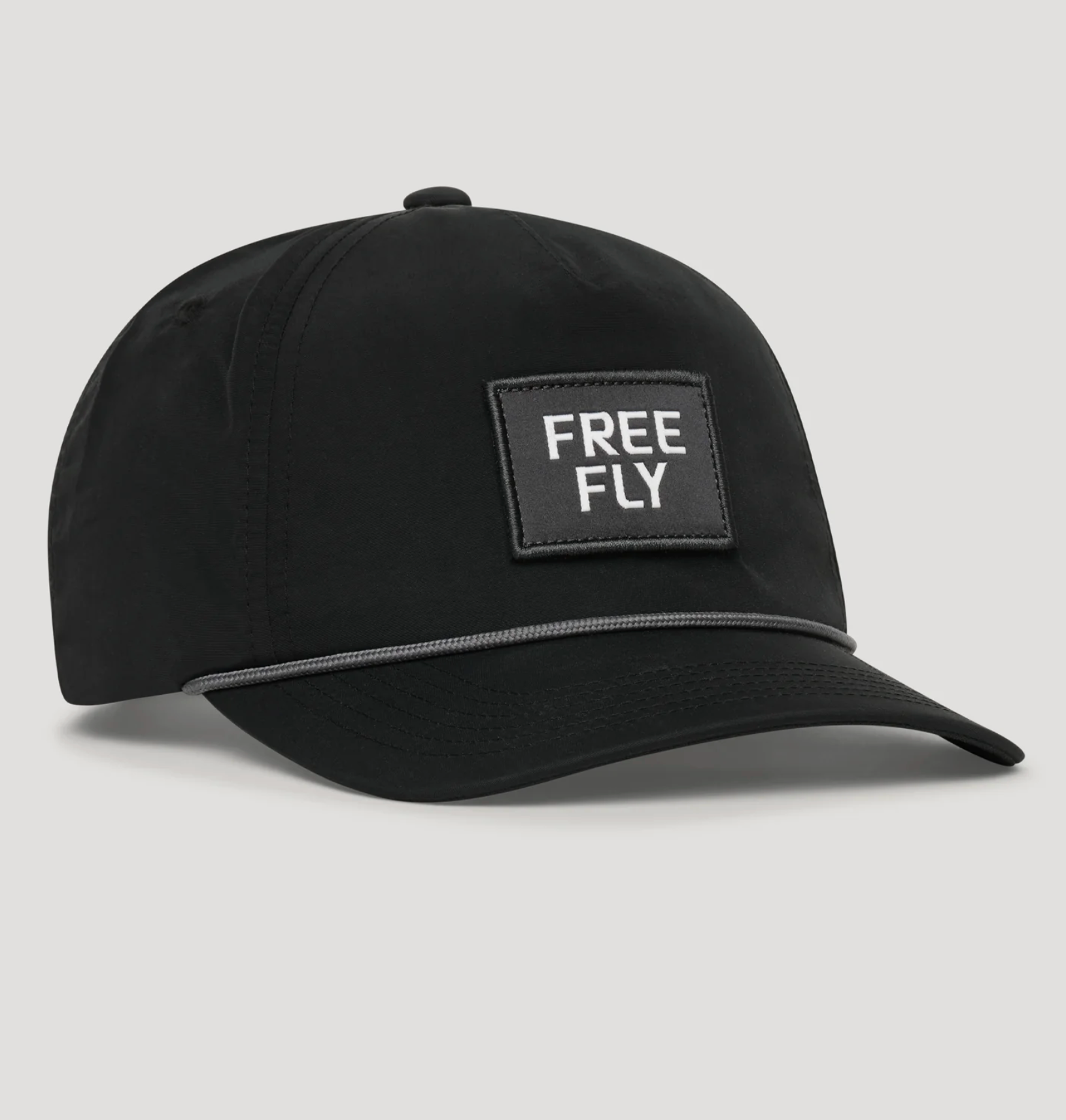 Free Fly Logo Performance Hat Black