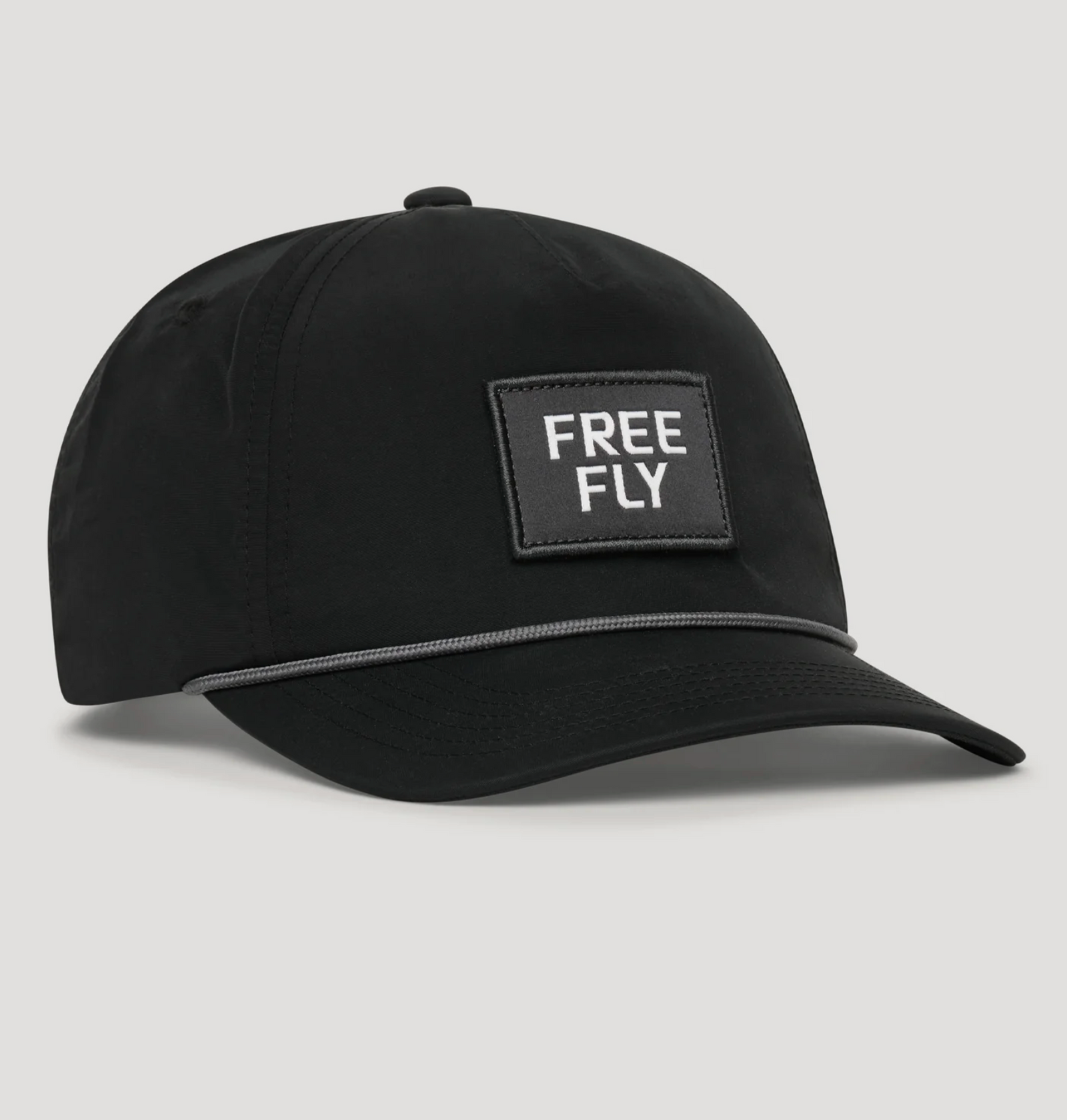 Free Fly Logo Performance Hat Black