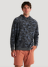 Free Fly Men's Bamboo Lightweight Fleece Hoody Camo Black