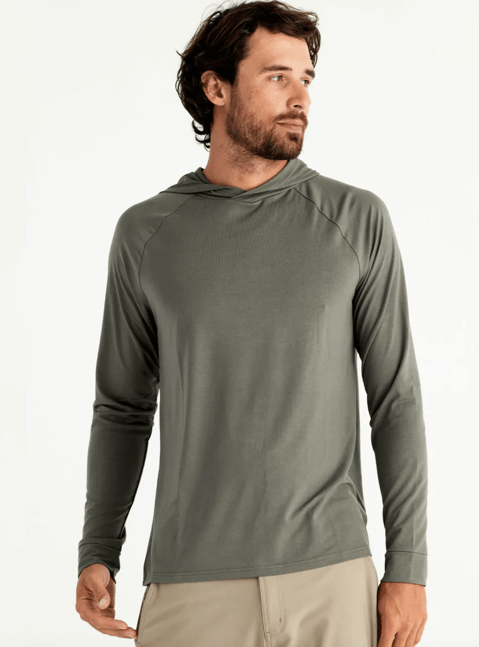 Free Fly Men's Bamboo Flex Hoody Fatigue