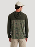 Free Fly Men's Bamboo Hybrid Hoody Back