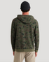 Free Fly Men's Bamboo Fleece Hoody Vintage Camo Oil Green Back