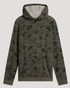 Free Fly Men's Bamboo Fleece Hoody Vintage Camo Oil Green
