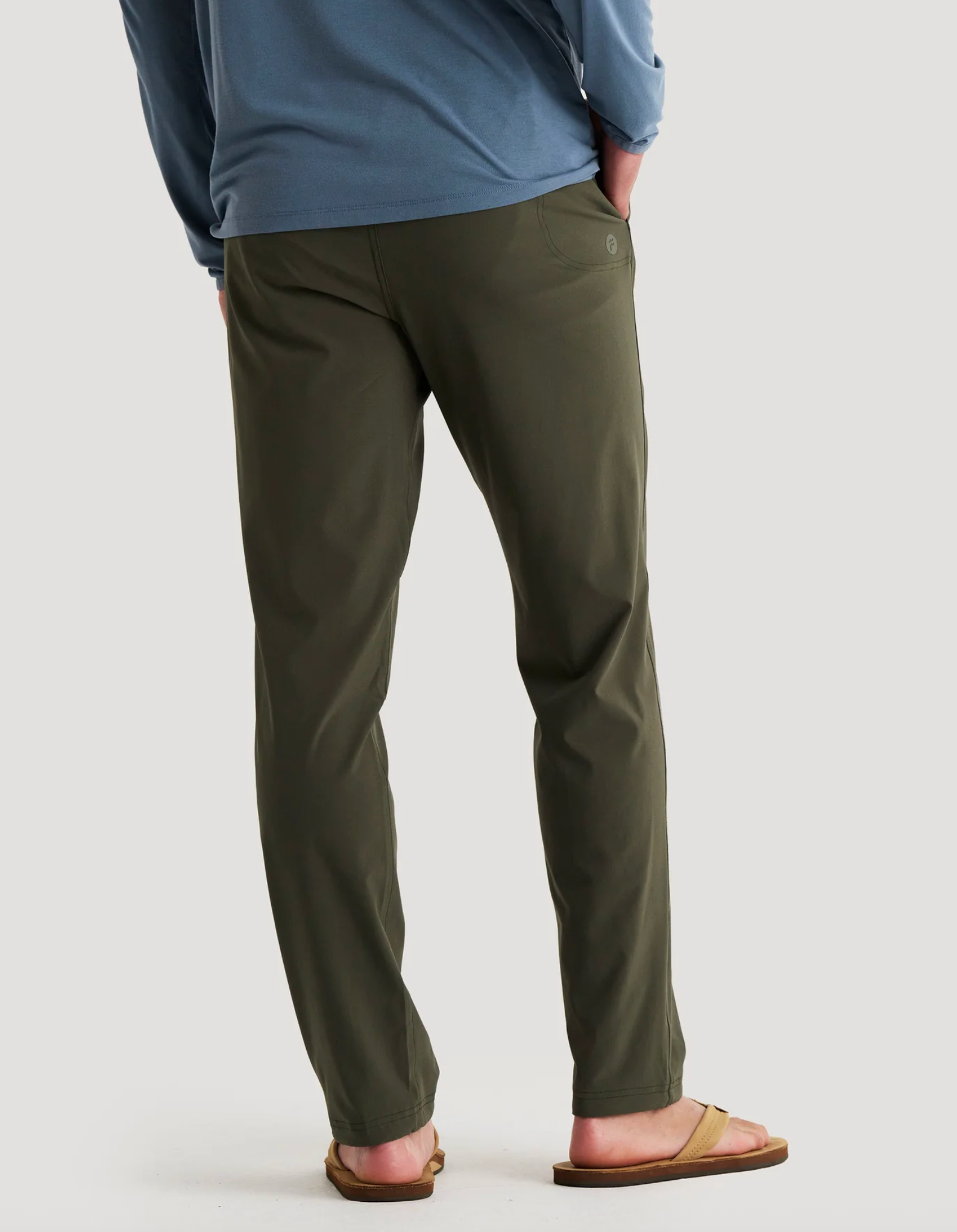 Free Fly Men's Breeze Pant Dark Forest Back