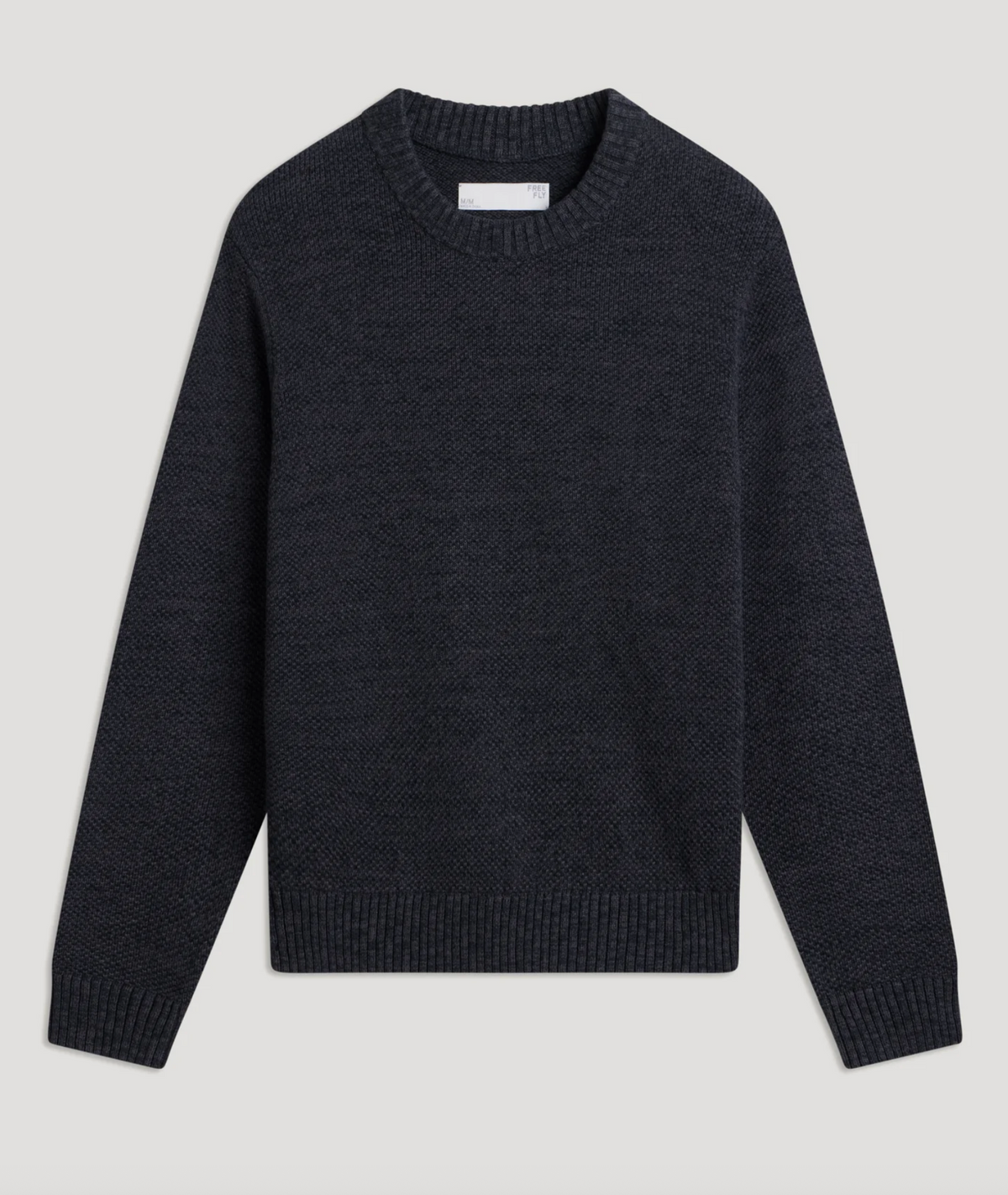 Free Fly Men's Coastloom Crew Sweater Heather Anthracite