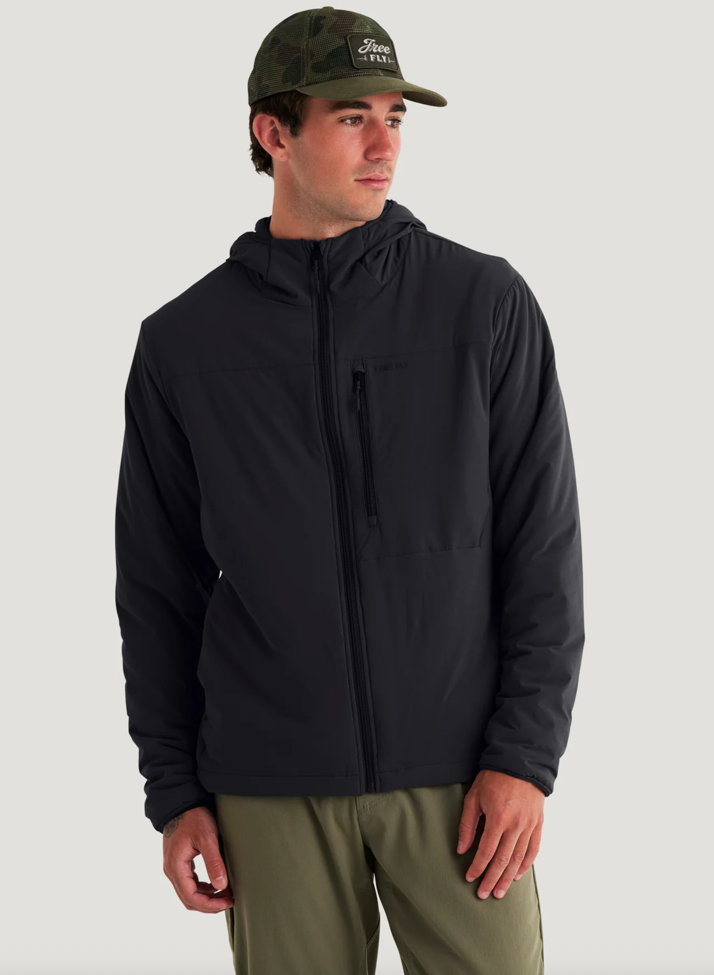 Free Fly Men's Coldvale Insulated Jacket Black