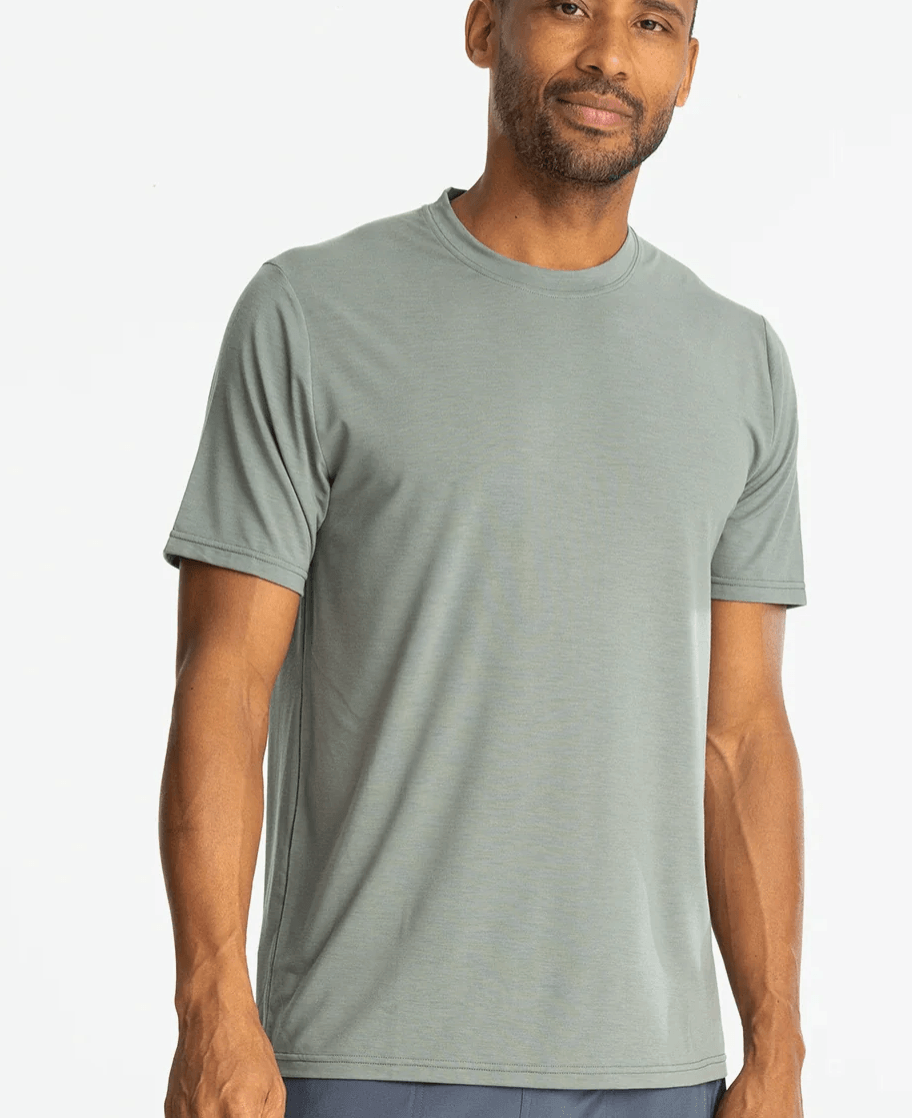 Free Fly Men's Elevate Lightweight Tee Agave Green