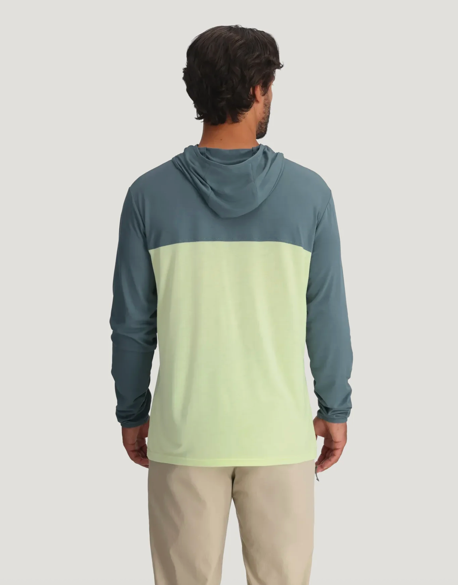 Free Fly Men's Hybrid Hoody Back