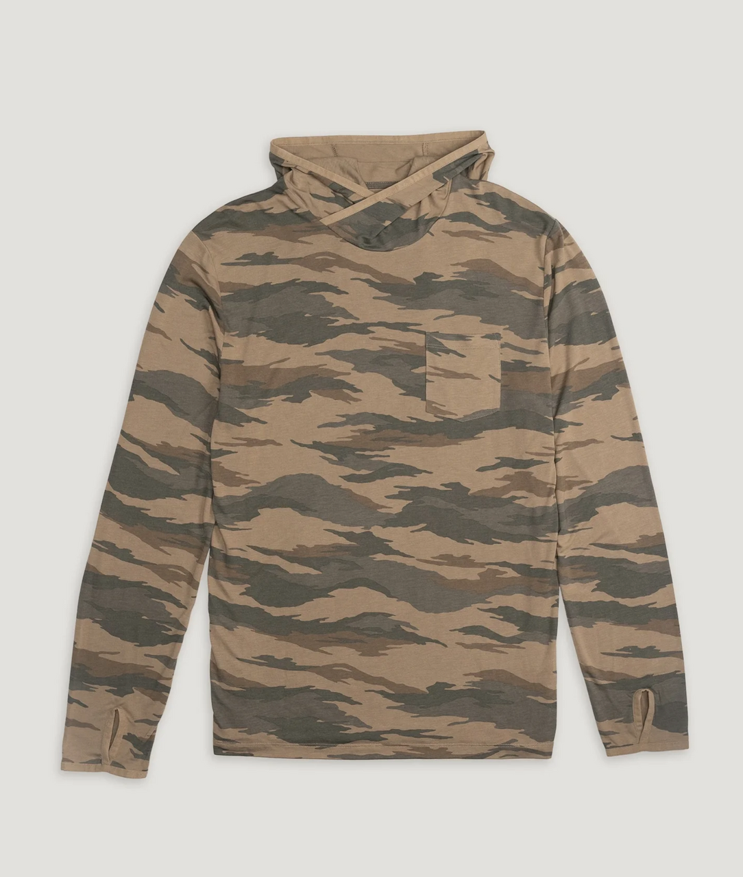 Free Fly Men's Lightweight Bamboo Hoody Congaree Camo