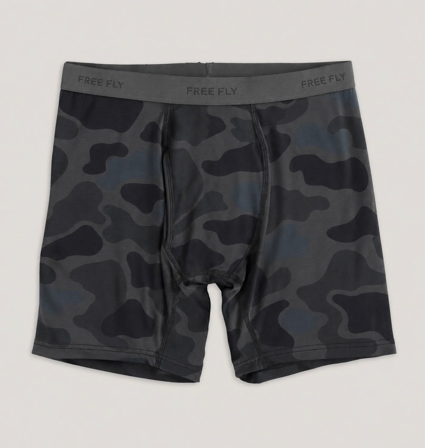 Free Fly Boxer Brief Vintage Camo Black