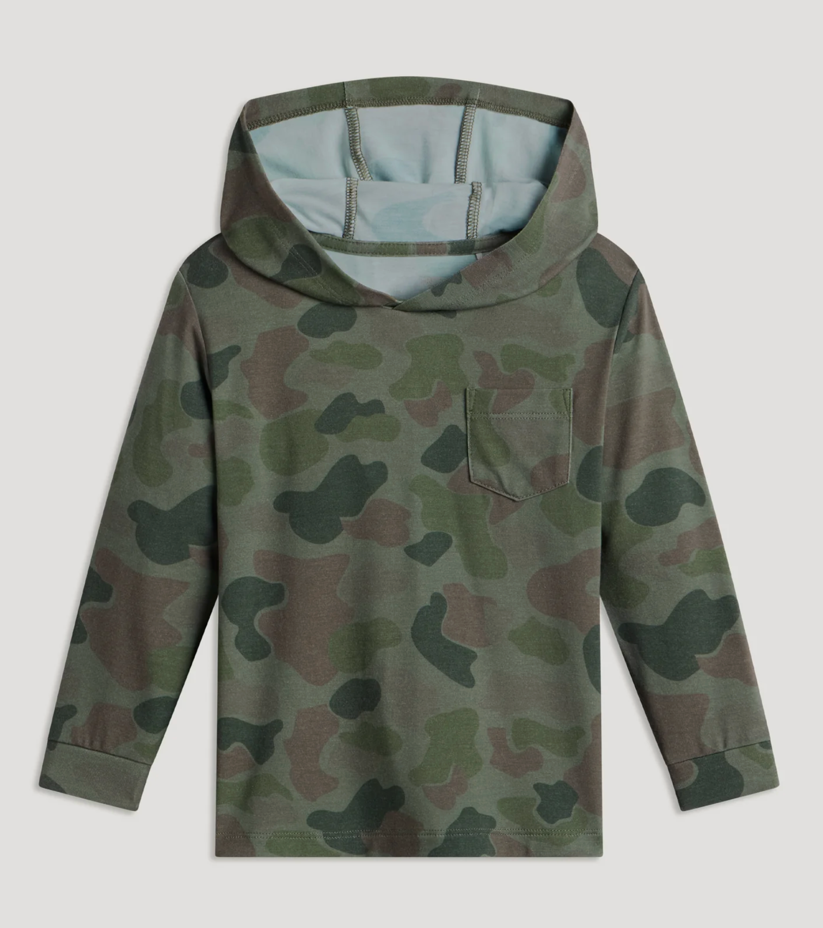 Free Fly Toddler Bamboo Shade Hoody Vintage Camo Oil Green