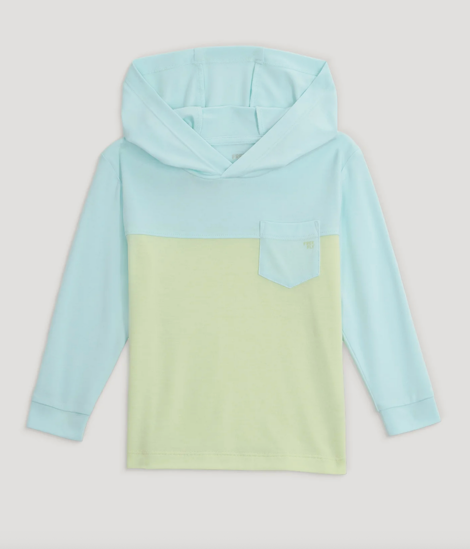 Free Fly Toddler Colorbock Shade Hoody Tropic Sea Lime