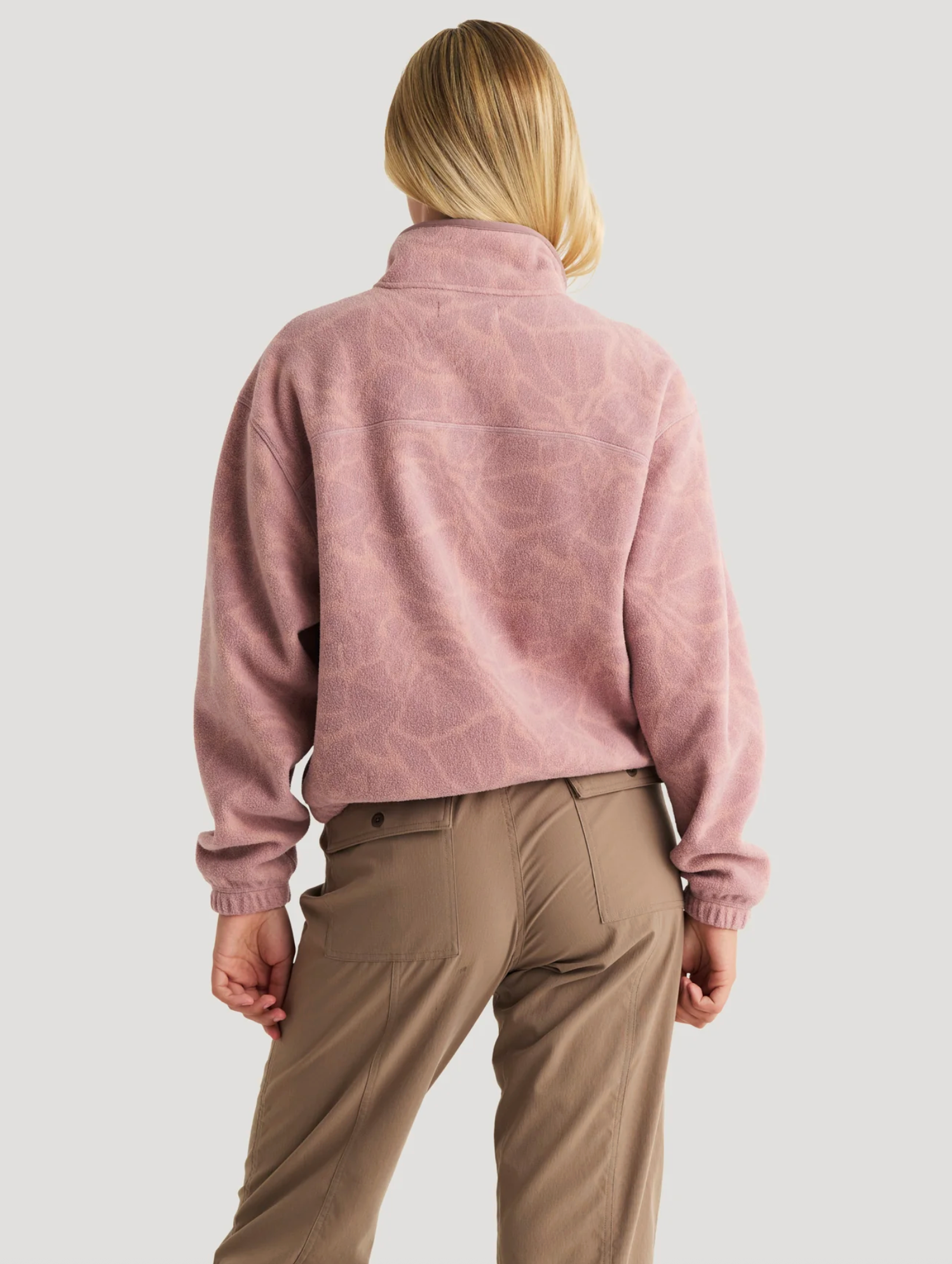 Free Fly Women's Ashridge Fleece Half Zip Back