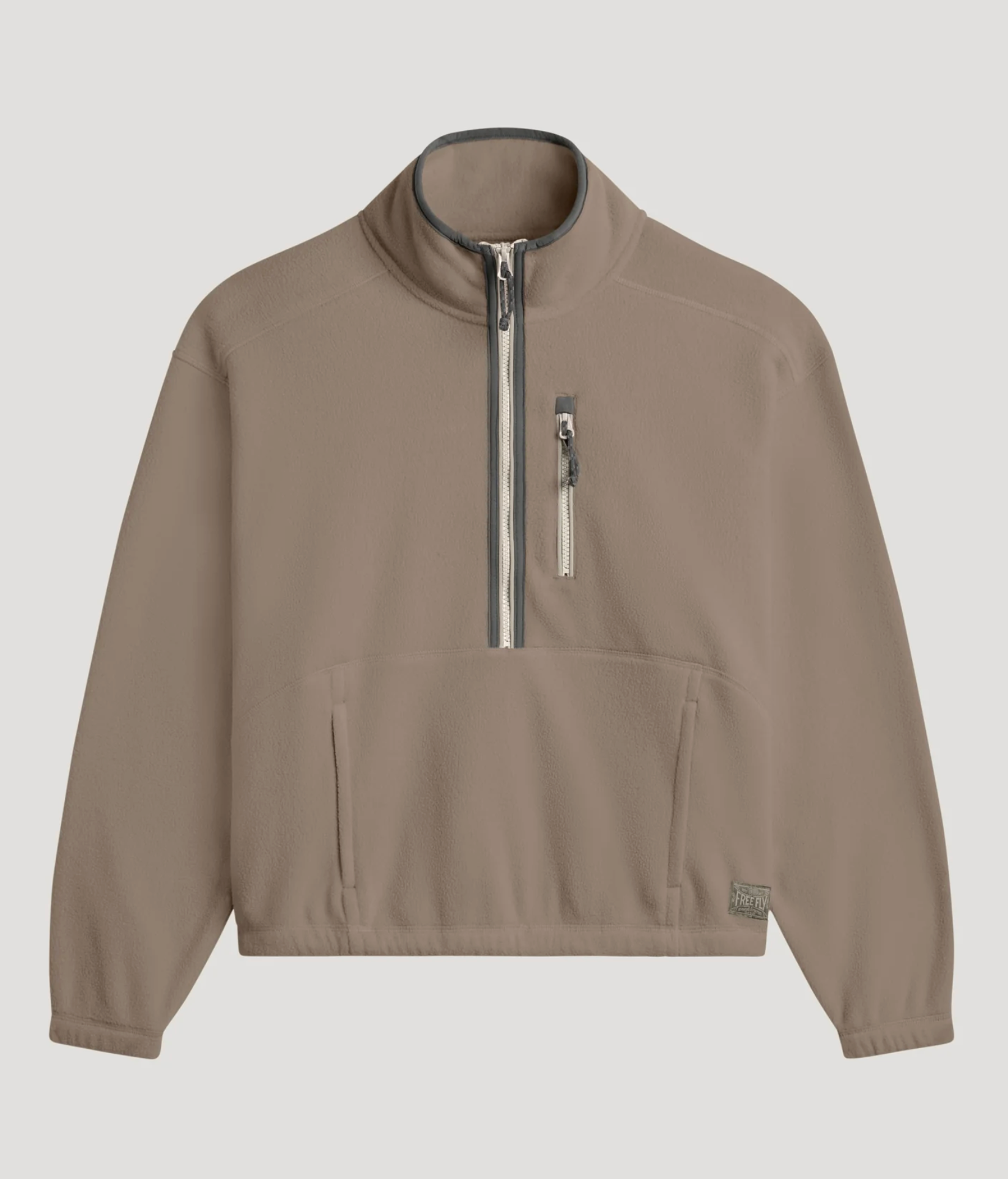Free Fly Women's Ashridge Fleece Half Zip Fossil