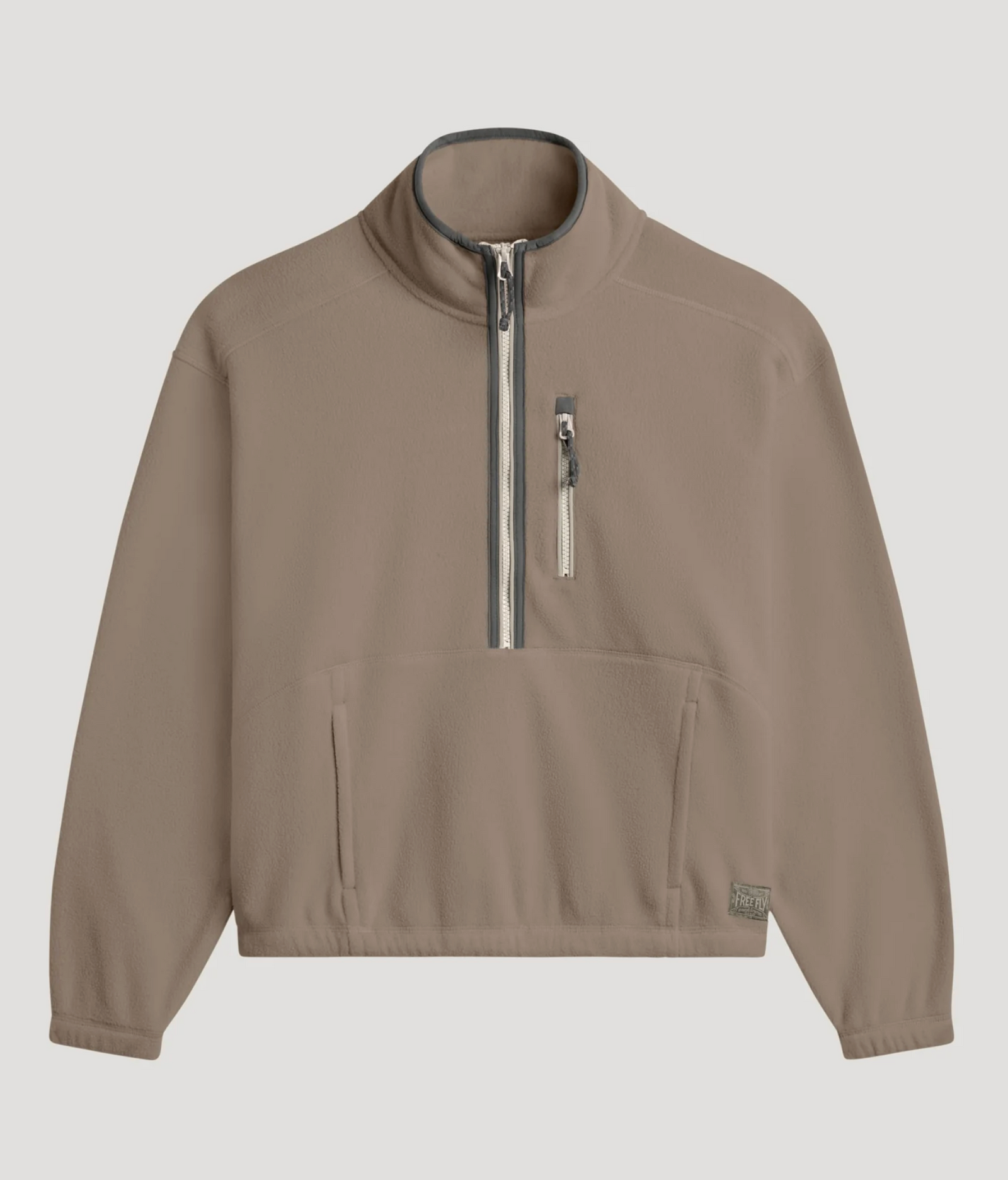 Free Fly Women's Ashridge Fleece Half Zip Fossil
