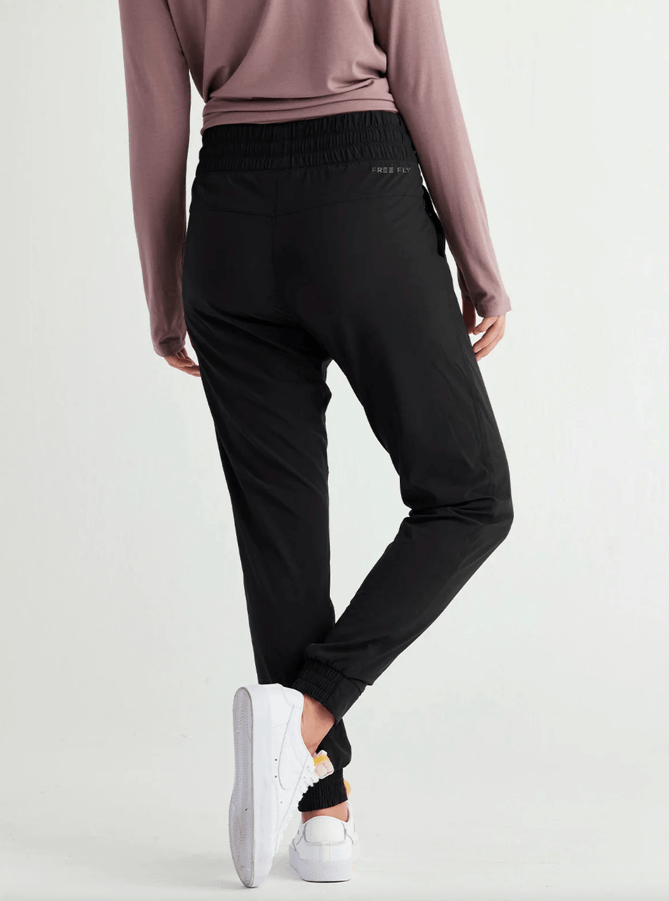 Free Fly Women's Bamboo-Lined Pull-On Breeze Jogger Back