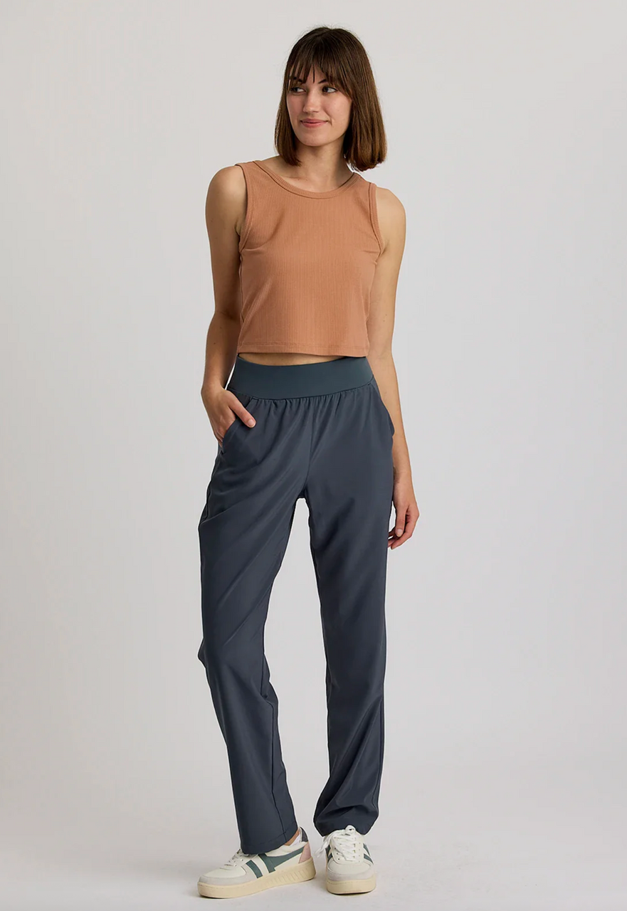 Free Fly Women's Breeze Flats Pant Storm Cloud