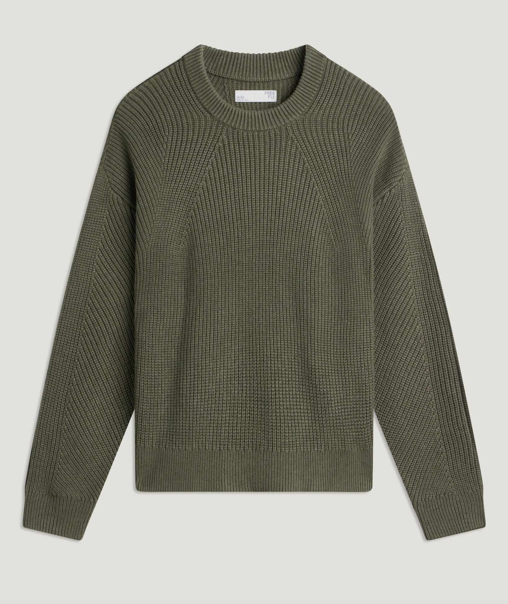 Free Fly Women's Coastloom Crew Sweater Smokey Olive