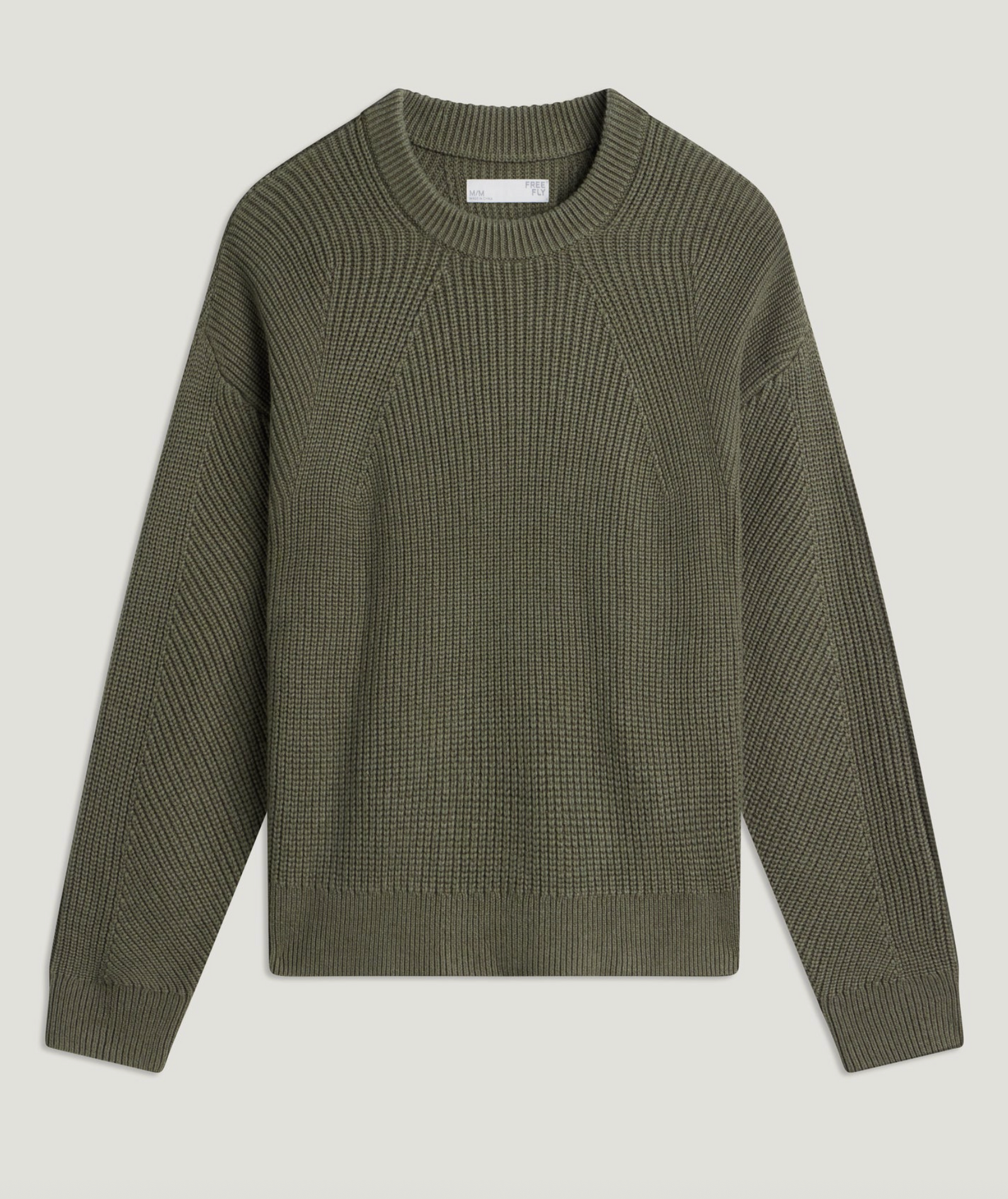 Free Fly Women's Coastloom Crew Sweater Smokey Olive