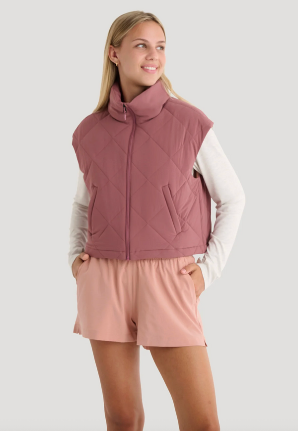 Free Fly Women's Coldvale Insulated Vest Plum